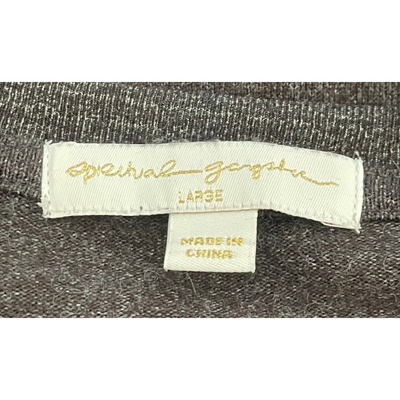 Spiritual Gangster Grateful Women's Large Charcoal Gray Sweatshirt Athleisure - Picture 4 of 9